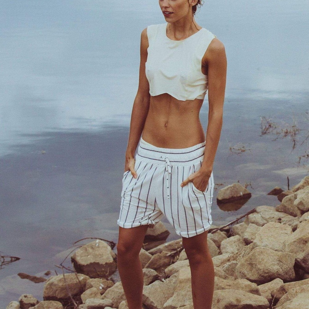 BOYS + ARROWS Eezy Peezy Shorts in Rudder Room, S